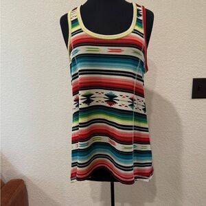 Double D Ranch Serape Aztec Tank